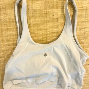 Lululemon White Longline Bra Size 10